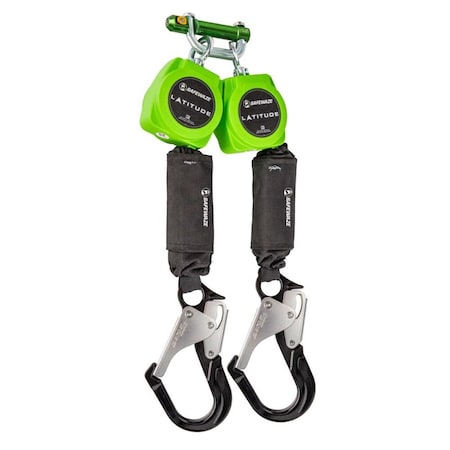 Safewaze Latitude 6' Dual Web SRL: 9013 BWB, Alu Rebar Hooks 019-5055